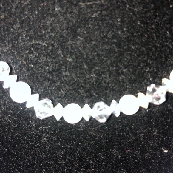 Aurora Borealis Two Strand Necklace. Lovely vintage necklace - preloved. - Picture 3 of 6